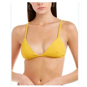 Andie x Claire The Gold Coast Top Swim Ribbed Women size Large Brand New w/ tags